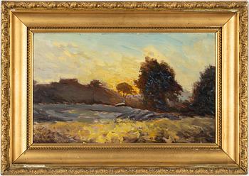 Axel Fahlcrantz, "Sommarafton vid Vanadisvägen, Stockholm".