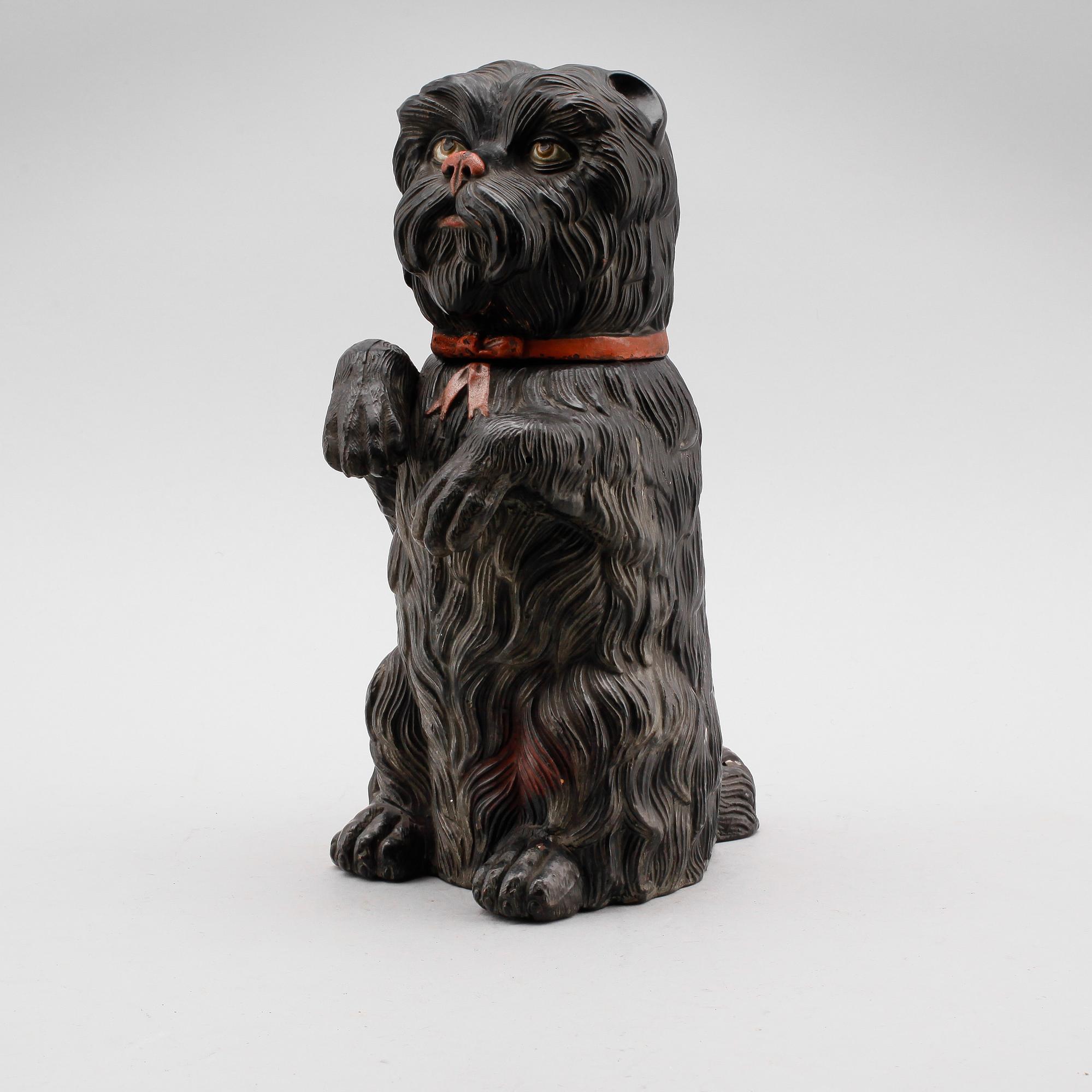 LOCKBURK, terracotta, 1800-talets andra hälft.