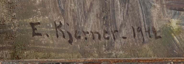 Esther Kjerner, Flowers in a vase.