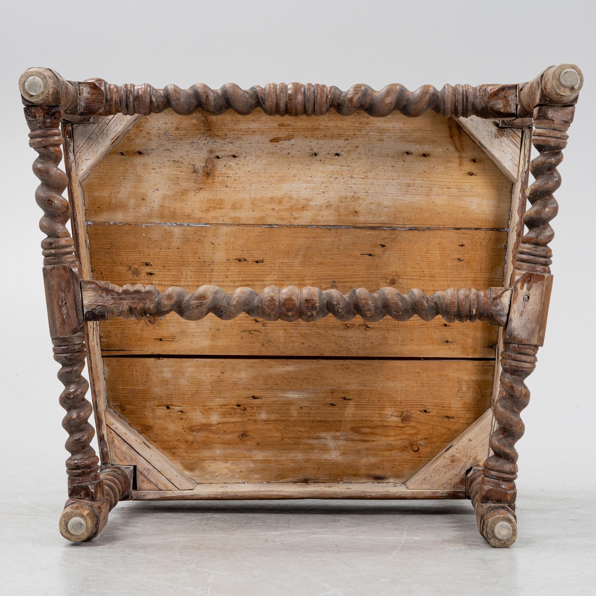 A Baroque chair, first half of the 18th Century.