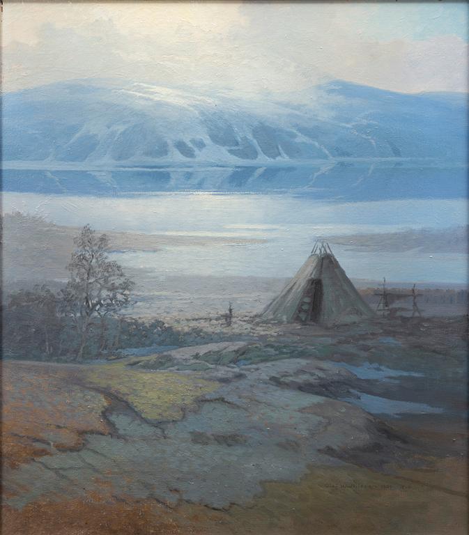 Olof Walfrid Nilsson, "Parti av Tjäktadalen".