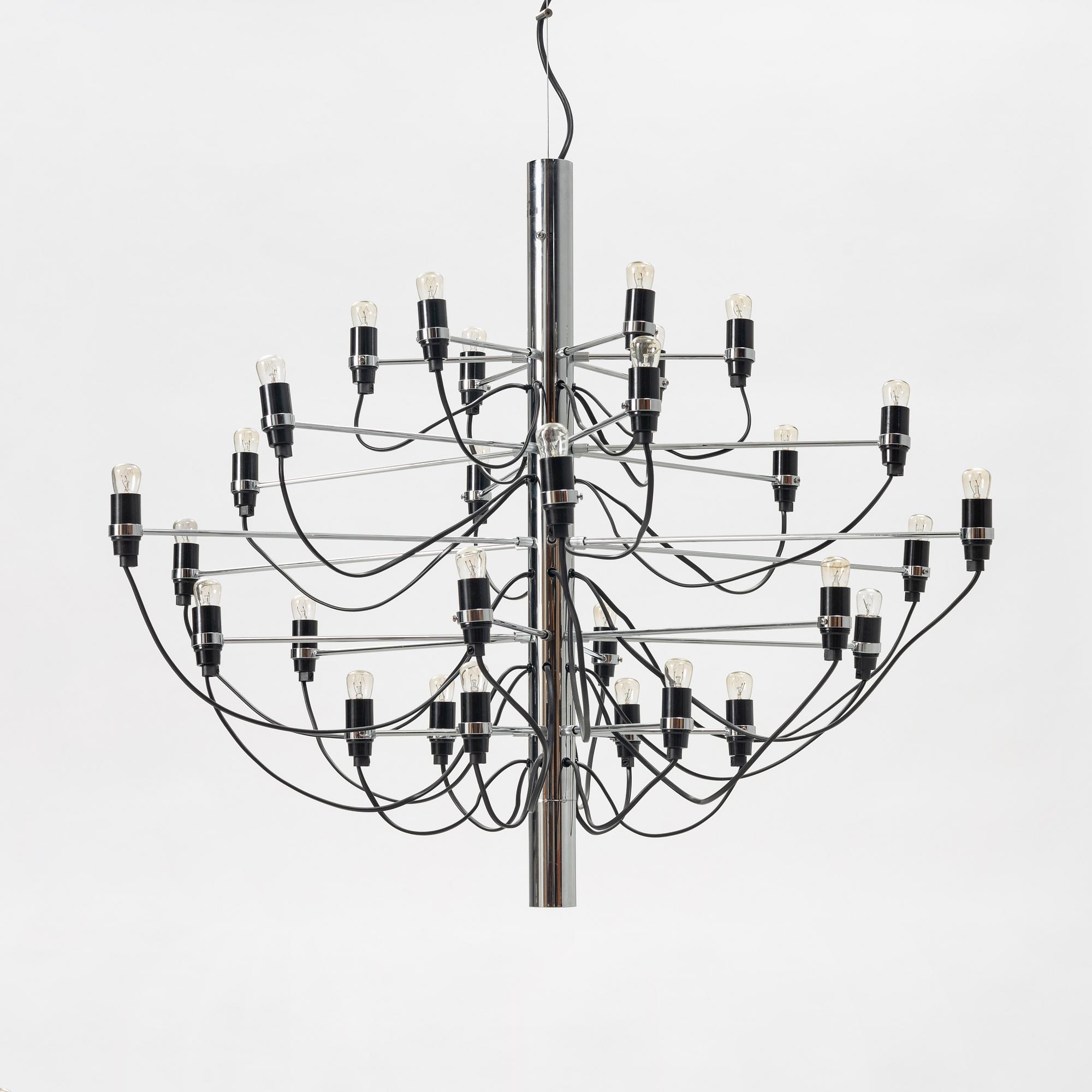 Gino Sarfatti, taklampa, modell 2097/30, Flos, Italien.