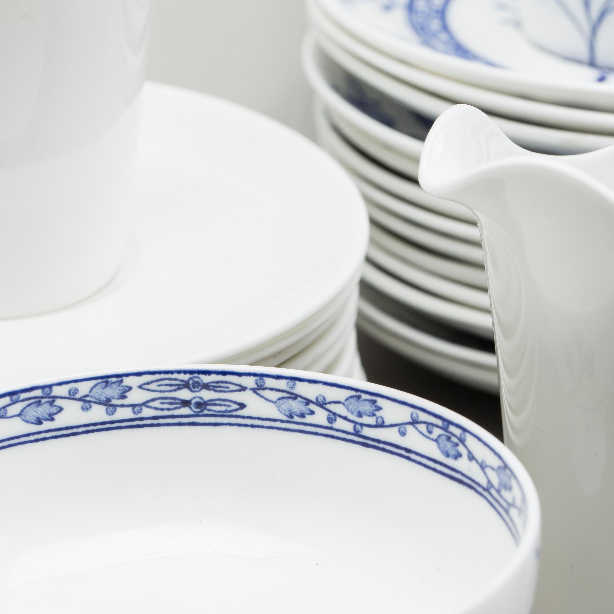 STIG LINDBERG, kaffeservis, porslin, "Dresden" Gustavsberg, 27 delar.