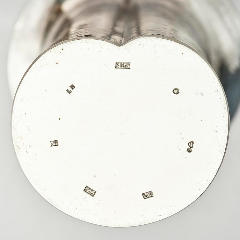 Sigurd Persson, vas, sterling silver, Stockholm 1977.
