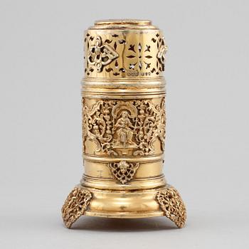 SOCKERRUSKA, silver, Elkington & Co, London, England, 1893. Vikt 475 g.
