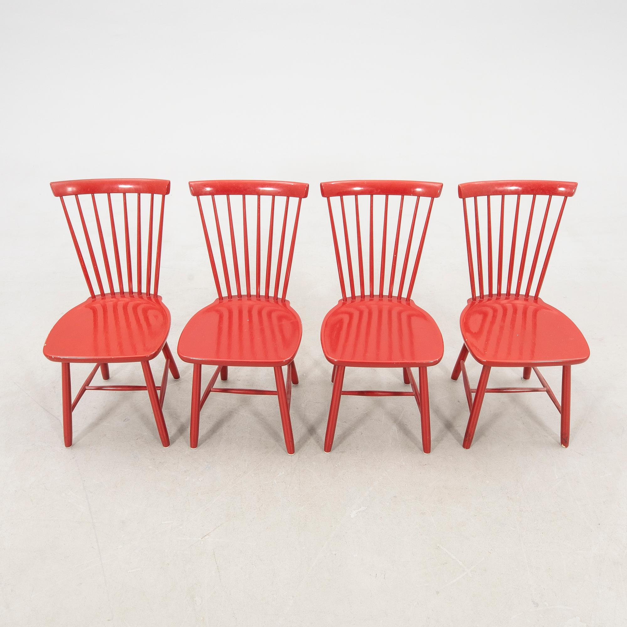 Carl Malmsten, Stolar 4 st. "Lilla Åland" sent 1900-tal.