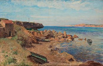 Alfred Wahlberg, Sanary-sur-Mer, Provence.