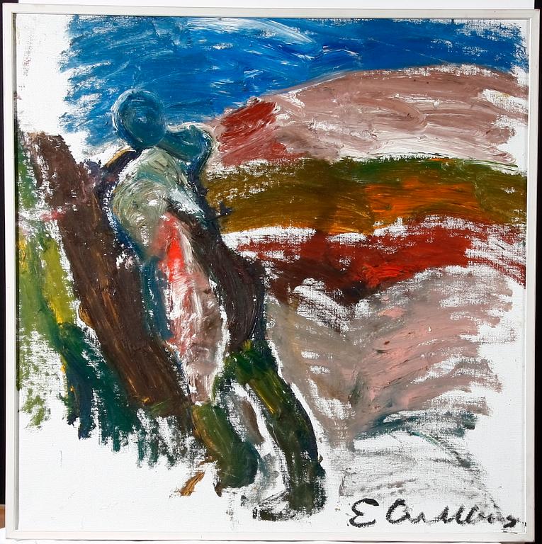 ERLAND CULLBERG, olja på duk, sign.