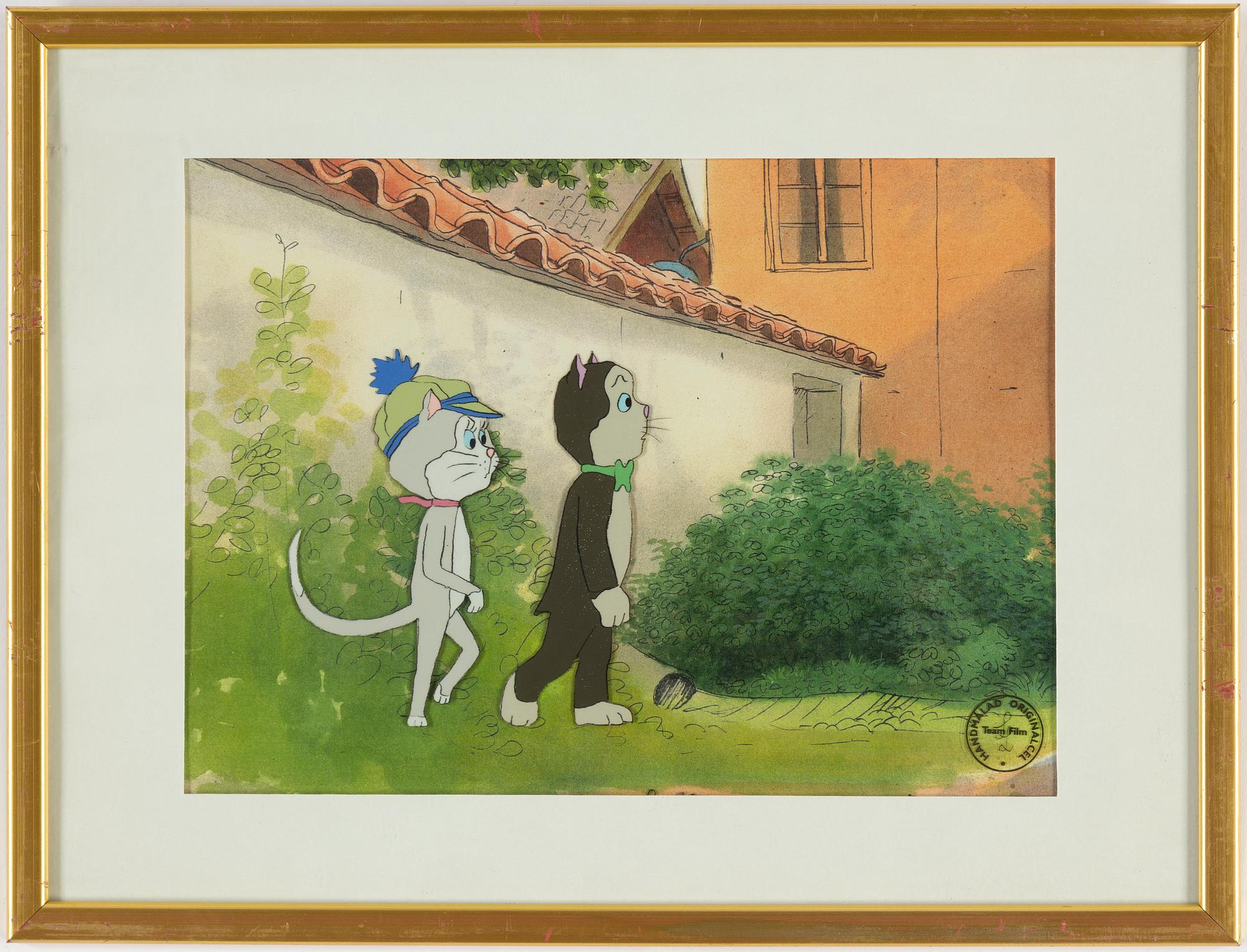 FILMCELLER, 14 stycken, original, ur "Pelle Svanslös", Team Film.