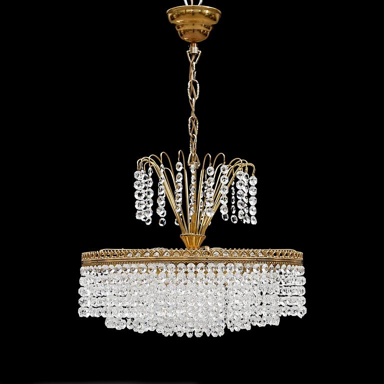 TAKLAMPA, Rejmyre, 1900-talets mitt. Höjd ca 33 cm.