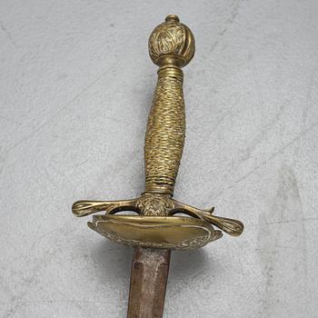 A composite officer's sword, 18th - and 19th Century.