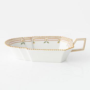 Såsskål, porslin, "Flora Danica", Royal Copenhagen, Danmark, 1956.