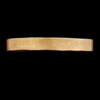 RING, 18 k guld, svenska stämplar 1957. Vikt ca 4 g.