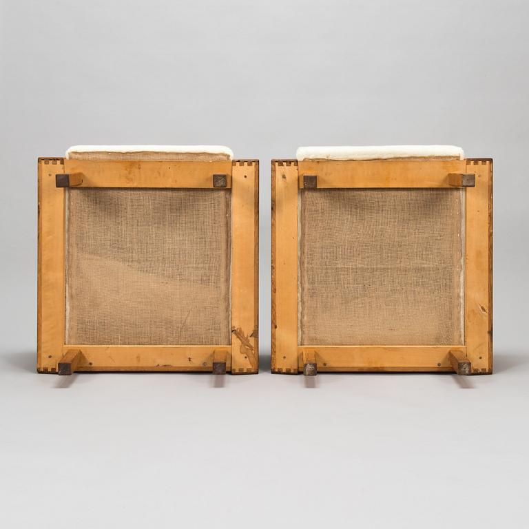 A pair of 1960's armchairs.