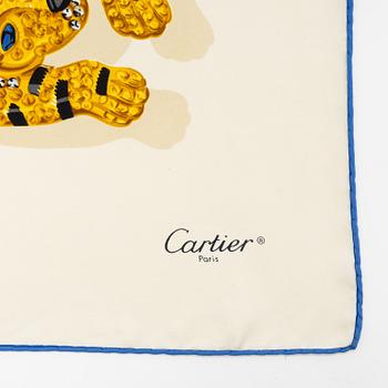 Cartier, a silk scarf.