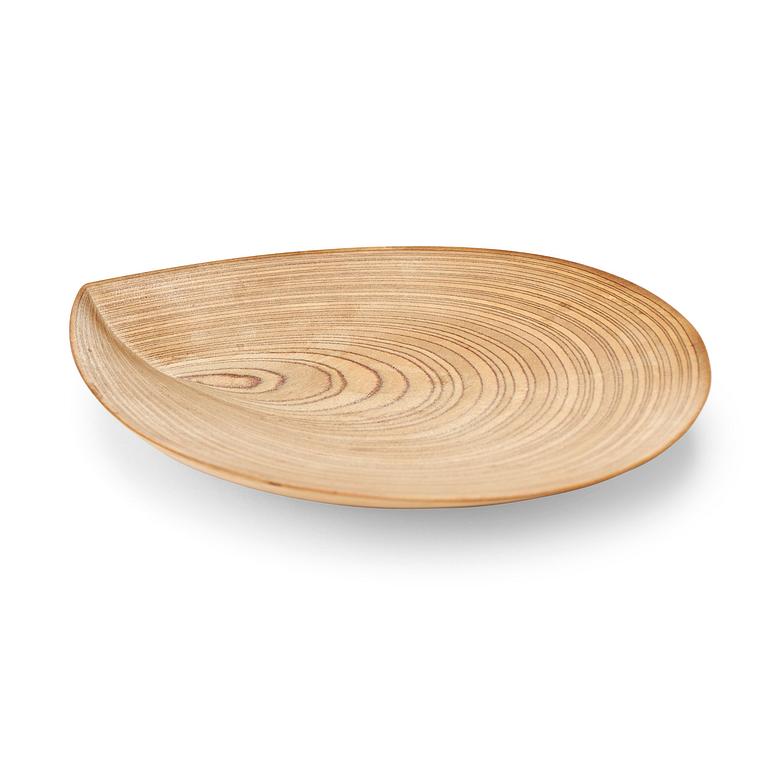 A Tapio Wirkkala leaf platter, Finland 1950's.