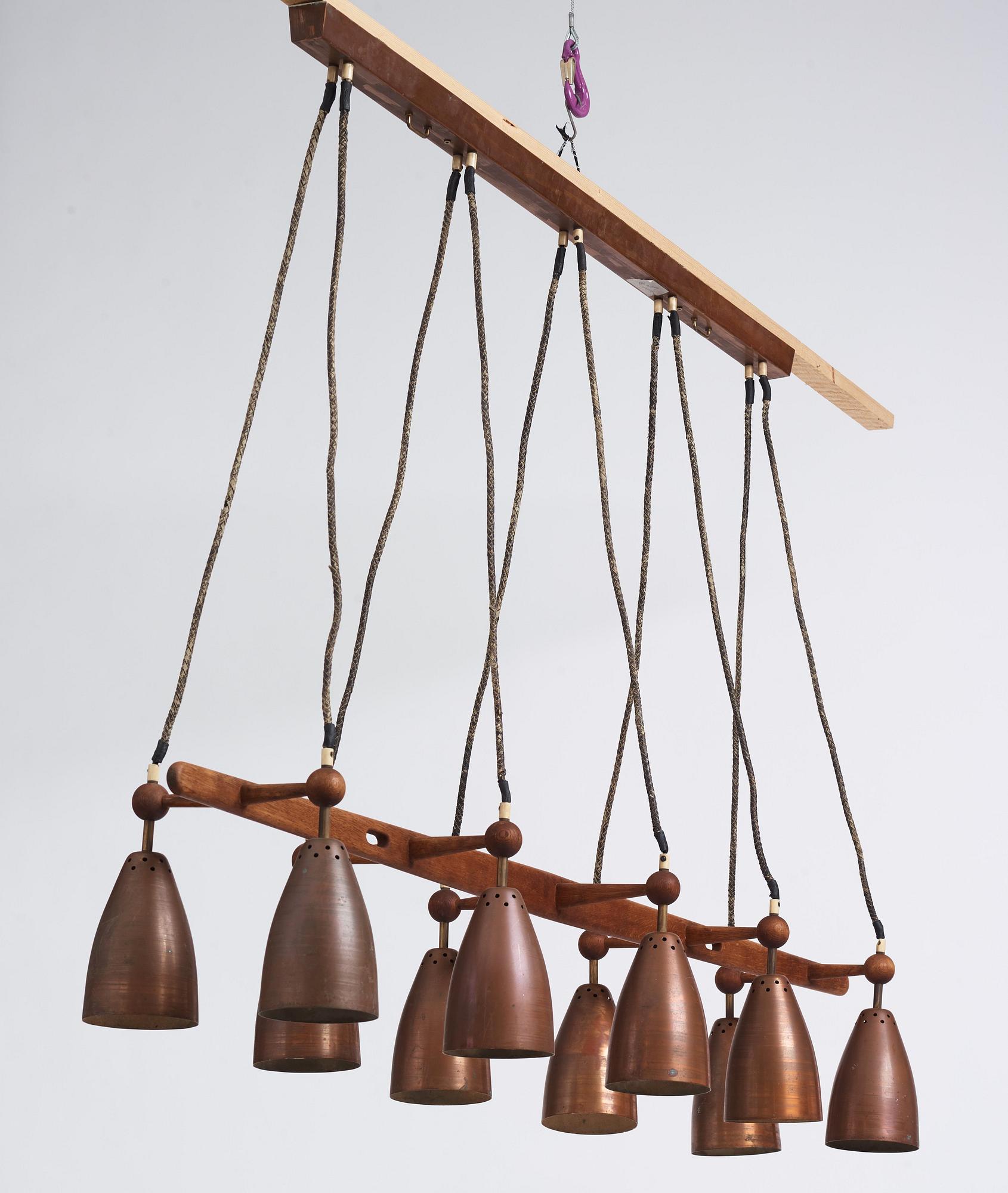 Hans-Agne Jakobsson, attributed, a ceiling lamp, Hans Agne Jakobsson AB, Markaryd, Sweden 1950s.