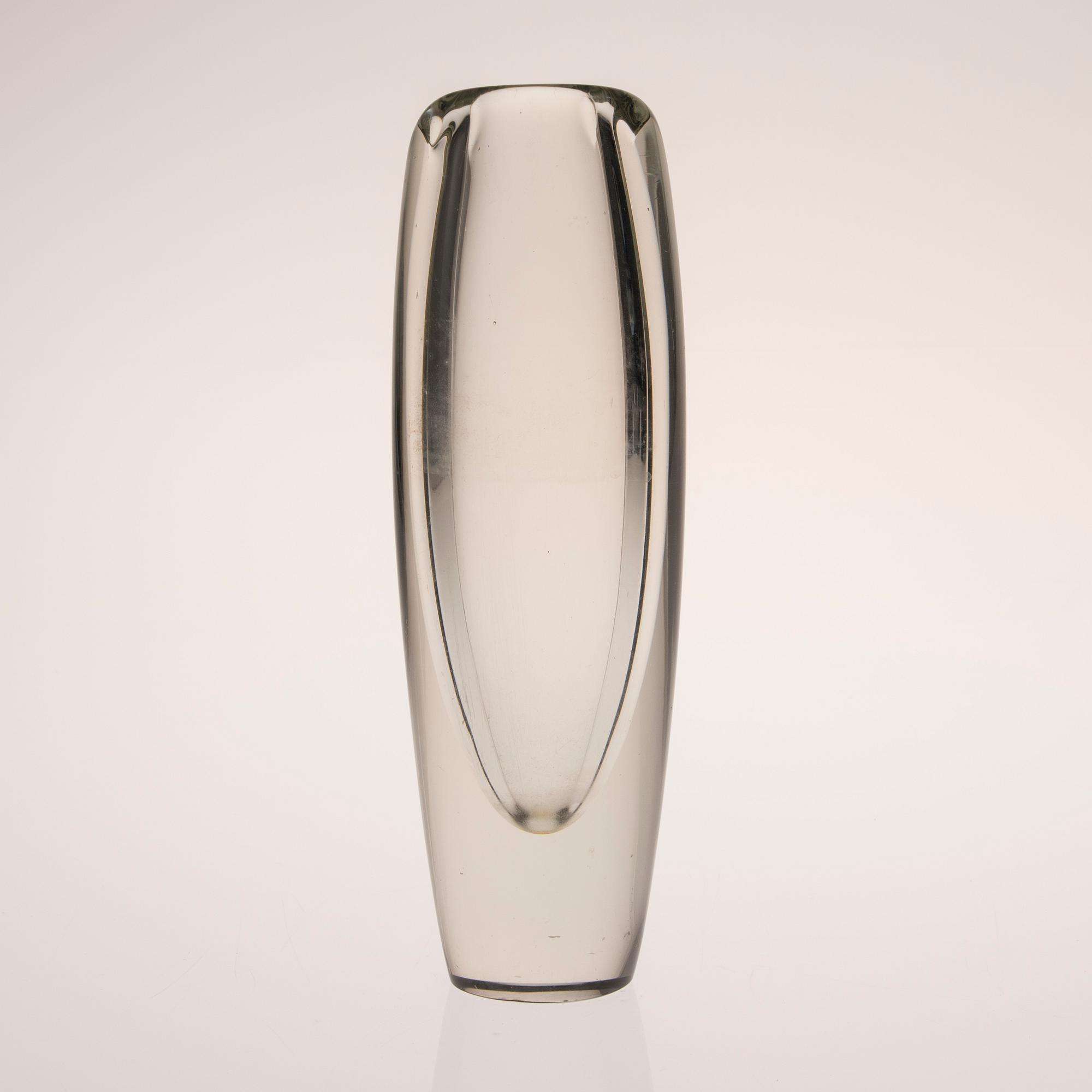 VAS, glas, signerad K. Franck Nuutajärvi Notsjö -59.