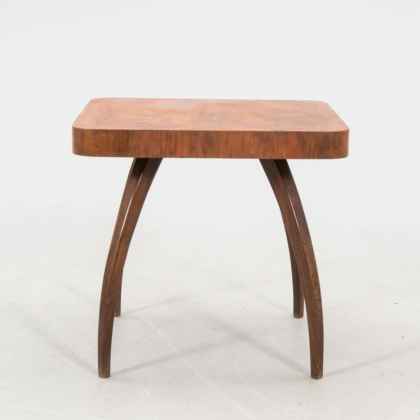 Jindrich Halabala, table, "Spidertable H259", UP Zavody Brno, 1950s.