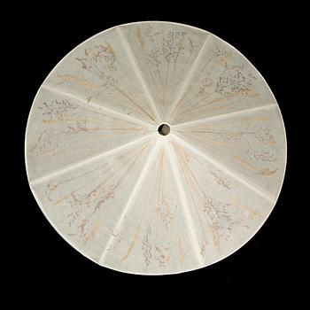 Two ceiling lamps, presumably Vanja Sorbon Malmsten, end of 20th century.