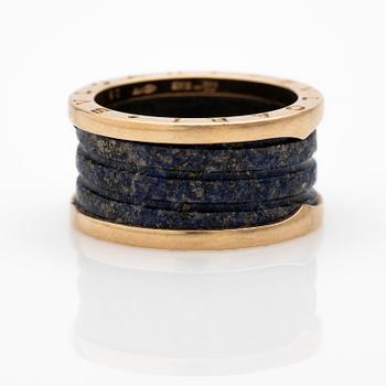 Bulgari, B.Zero1 ring. 18K gold and lapis lazuli.