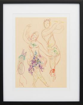 Marc Chagall, "The Ballet" from the 20th century 1969.