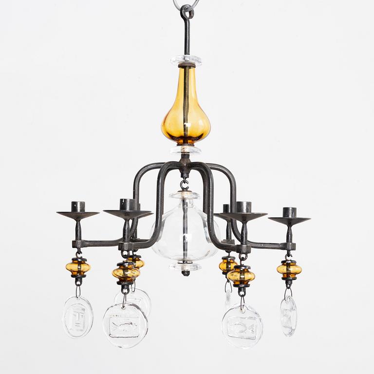 Erik Höglund, ljuskrona, Boda Smide.