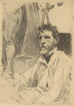 Anders Zorn, "August Saint Gaudens I".