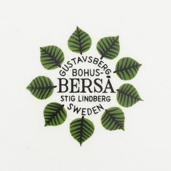 Stig Lindberg, servis, 50 delar, flintgods, "Berså", Gustavsberg, 1900-talets senare del.