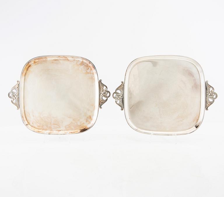 Serving dish/bowl "Bellis" GAB silverplate 1930s/40s.