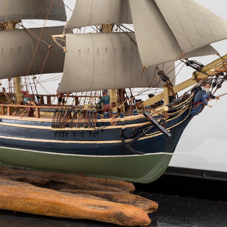 Model ship "HMS BOUNTY", 20th century.