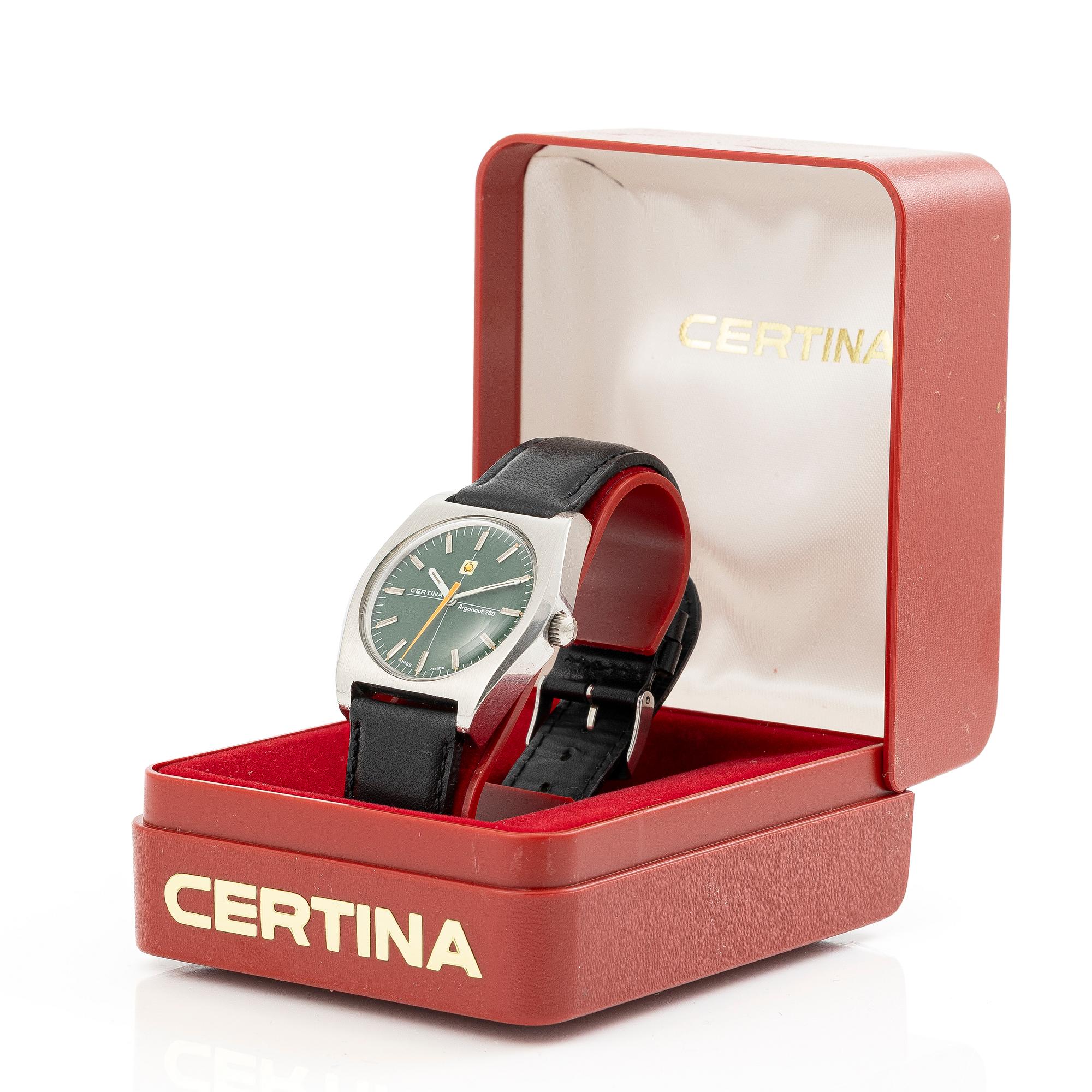 Certina, Argonaut 280, “No Reserve”, wristwatch, 36.5 mm.