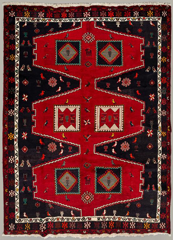 An old Klardasht carpet ca 311 x 214 cm.