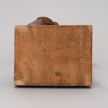 a wooden sculpture, marked Ukko Talvi, the first half of the 20th century.