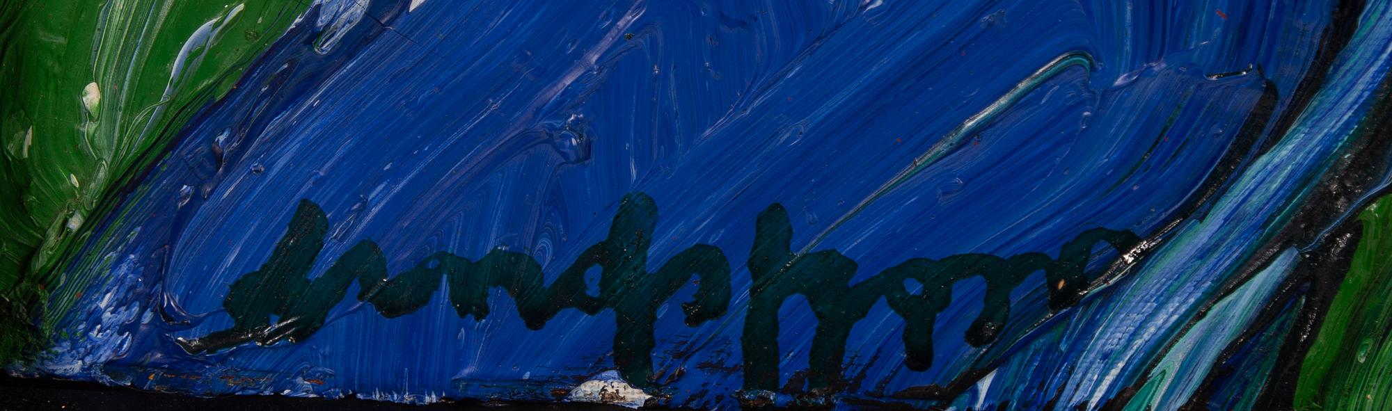 Bengt Lindström, Green figure with yellow teeth.