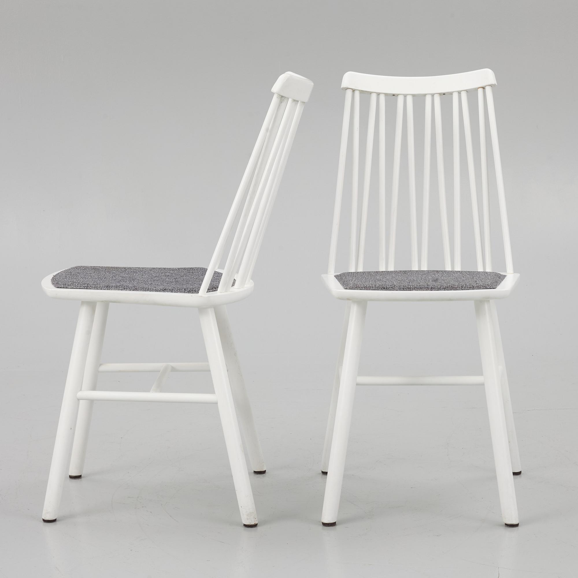 Markus Johansson, four 'Zigzag' chairs, Hans K.