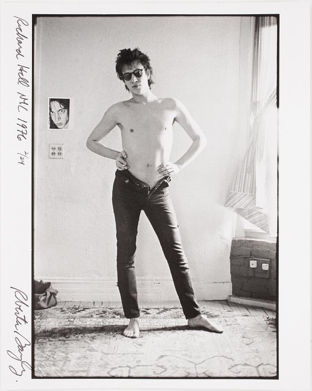 ROBERTA BAYLEY, fotografi, Richard Hell NYC, 1976, signerad och numrerad 2/24.