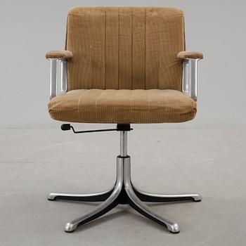 SKRIVBORDSSTOL, "Tecno", Osvaldo Borsani, 1970-tal.