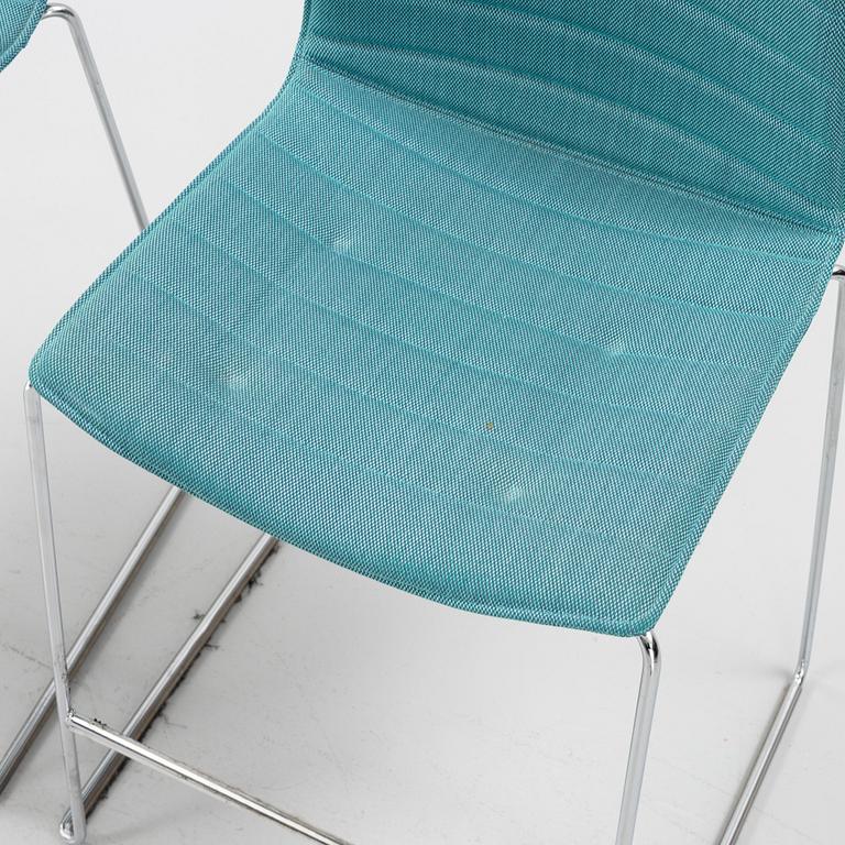 Six 'Catifa' barstools, Arper, 21st century.