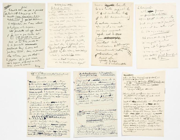 Marcel Duchamp, "Green box".