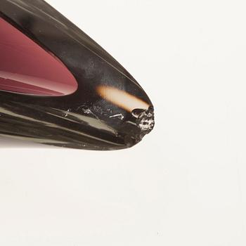 SKÅL, glas, "Videblad" signerad Kaj Franck Nuutajärvi Notsjö -57.