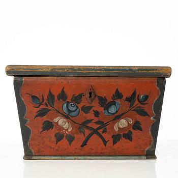 Box. Folk art, Jämtland, 18th/19th century.