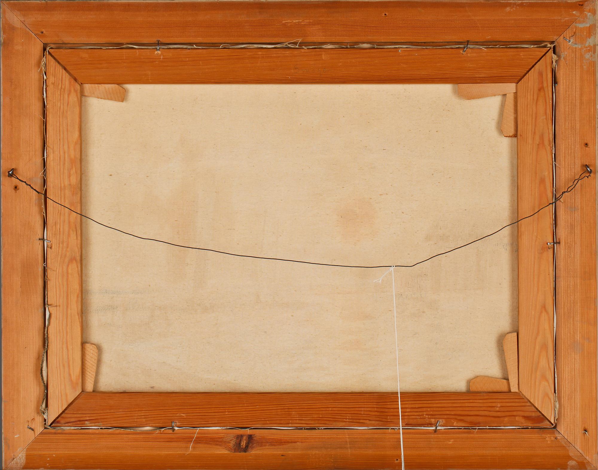 YO JOHANSSON, olja på duk, signerad.