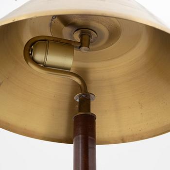 A brass table lamp, Falkenbergs Belysning, Sweden, second half of the 20th century.