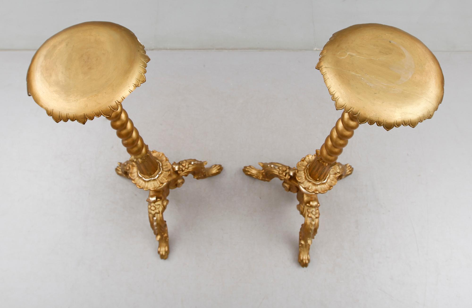 GUERIDONER, 1 par, 1800-talets andra hälft.