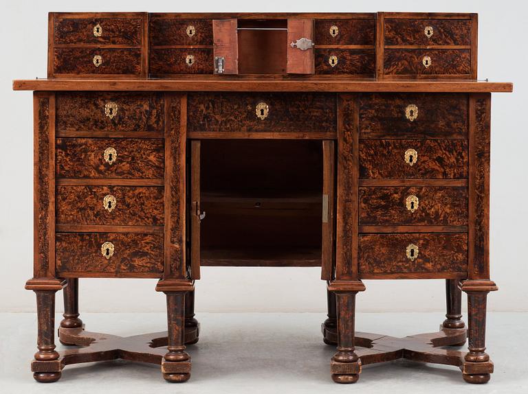 A Swedish late Baroque 18th century writing desk.