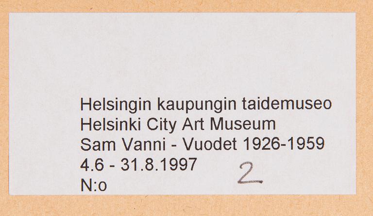 Sam Vanni, Juutalaiset häät.