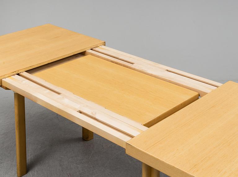 ALVAR AALTO, an elm dining table H94, Artek, Finland.