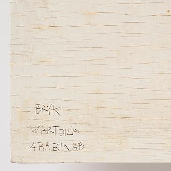 Rut Bryk, a stoneware wall relief, Arabia, Finland 1960s.