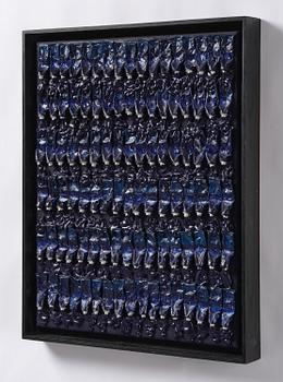 Arman (Armand Pierre Fernandez), "Monochrome Accumulation no. 3003".